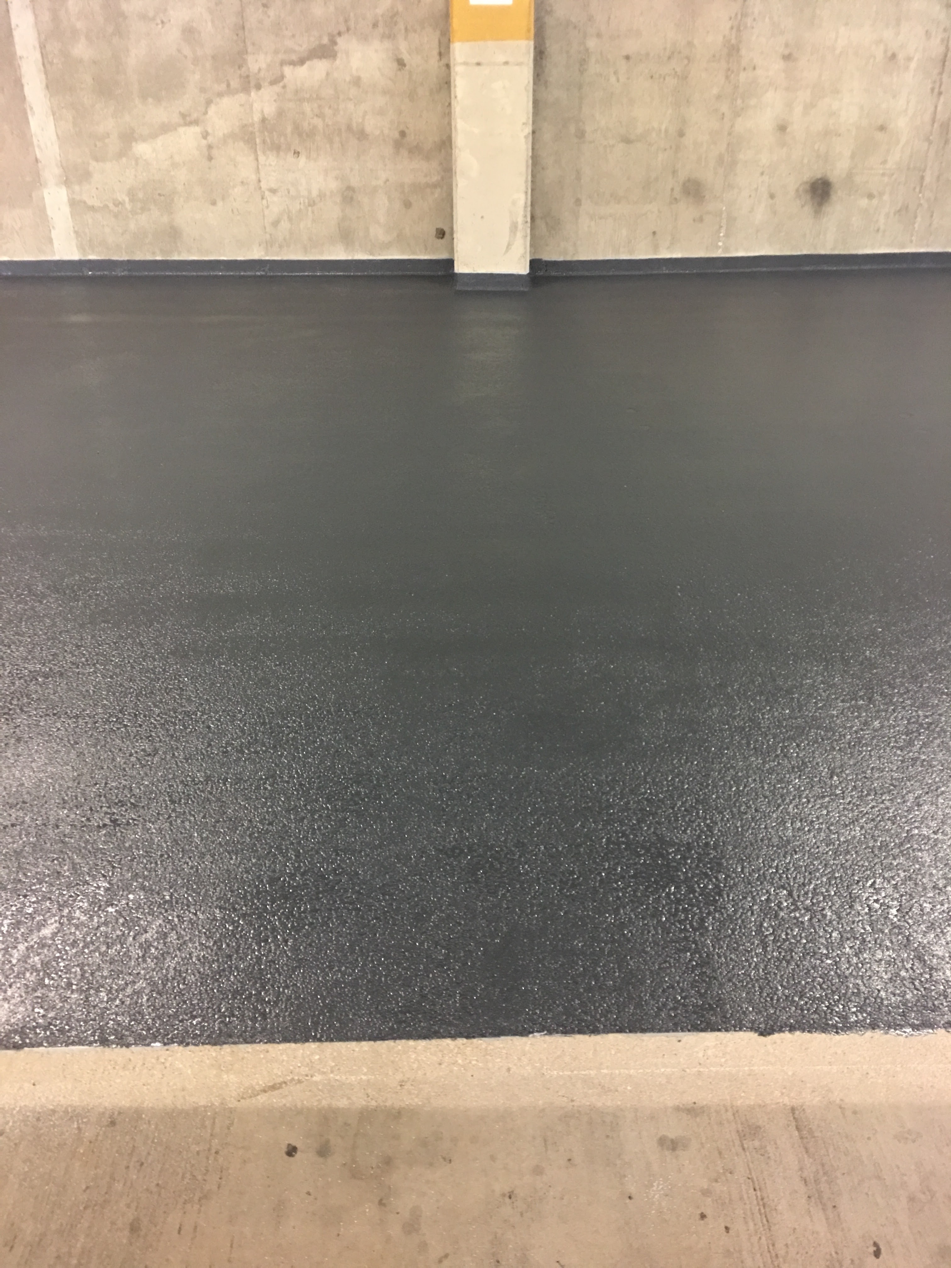 Concrete floor coating